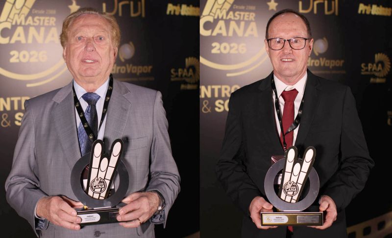 Dirceu Finotti e Usina Enersugar são premiados pelo MasterCana Centro-Sul 2026